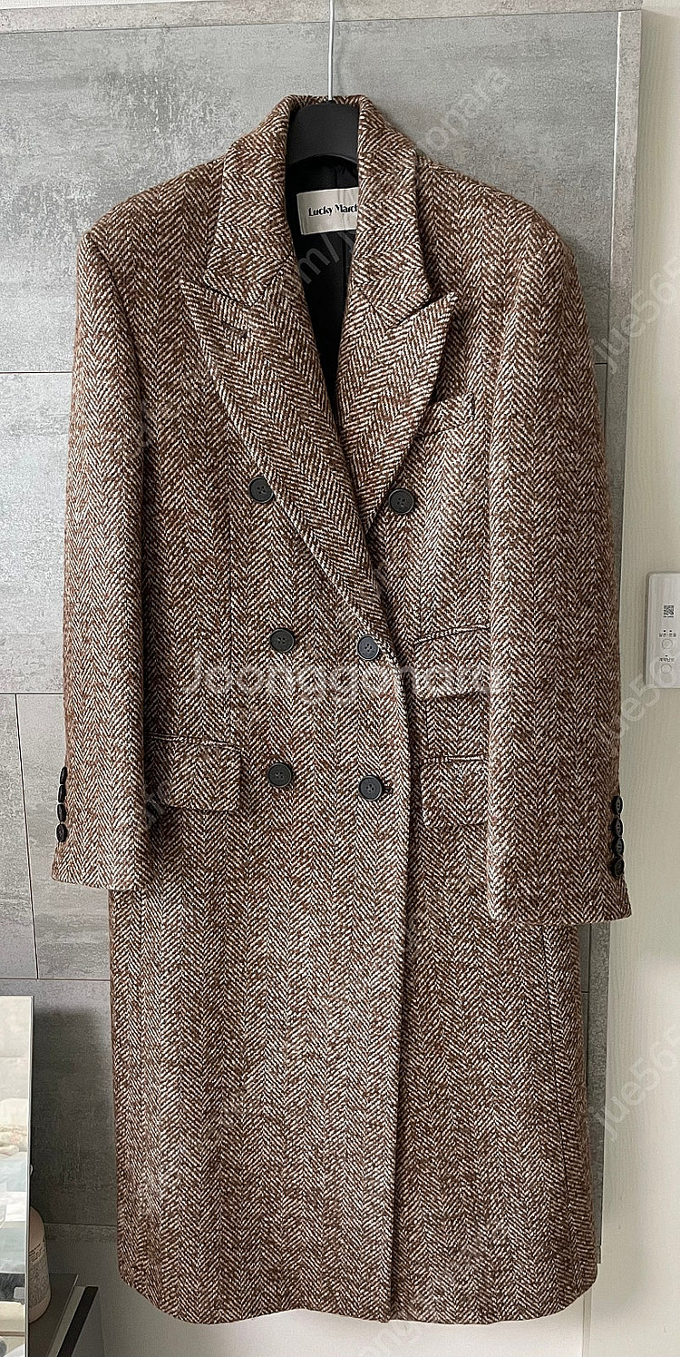 럭키마르쉐 헤링본코트--1