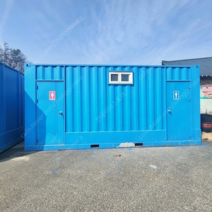 [A급 상태] 3m x 6m 중고 포세식 화장실 컨테이너 – 여주 즉시 출고 가능!