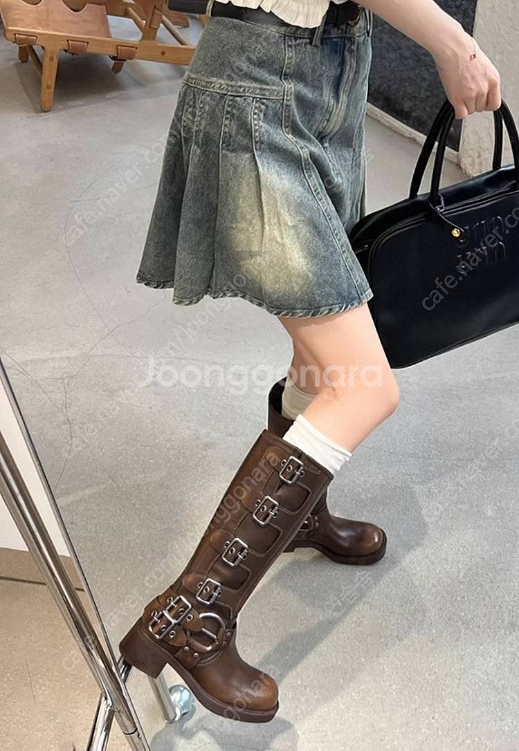 미우미우 롱부츠 a+ 240사이즈--1