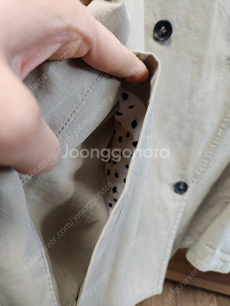 다포딜 면,리넨 자켓--2