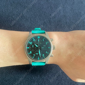 IWC 크로노41 Petronas AMG 티파니블루