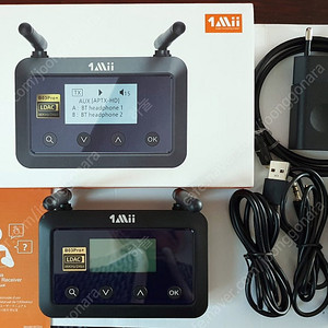 1Mii B03Pro+ 원미 LCD 장거리 블루투스 오디오 송수신기 DAC 허브