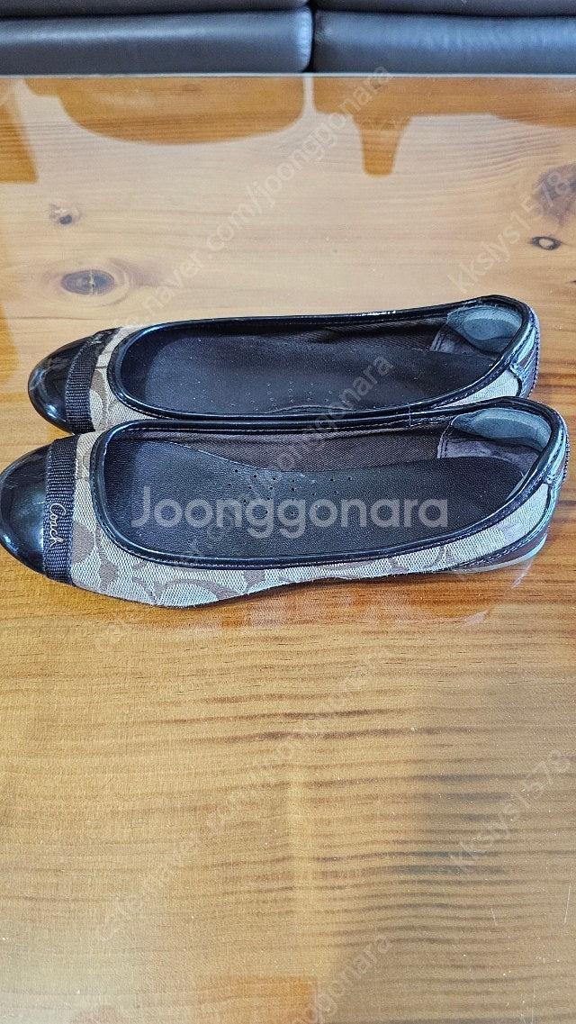 COACH 코치 정품 플랫슈즈--1