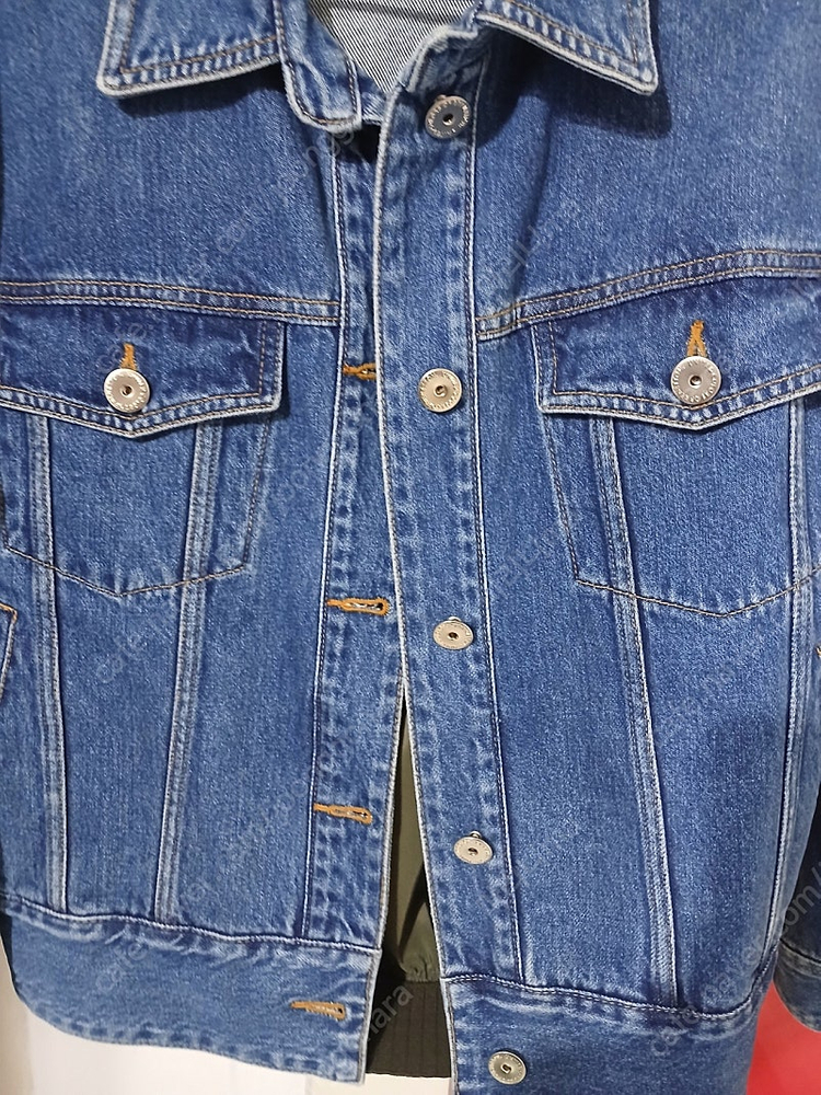 베네통 데님 자켓--2