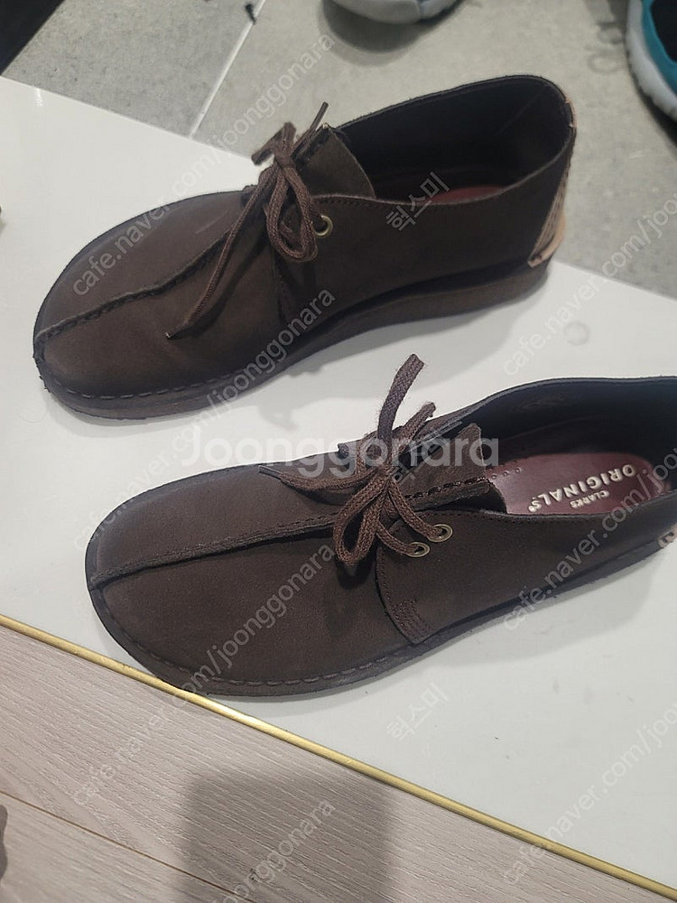 UK8.5 클락스 데저트트랙 다크브라운--0