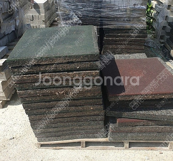 고무매트 중고 놀이터 보도블럭 바닥재--1