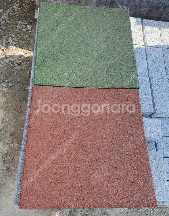 고무매트 중고 놀이터 보도블럭 바닥재--4
