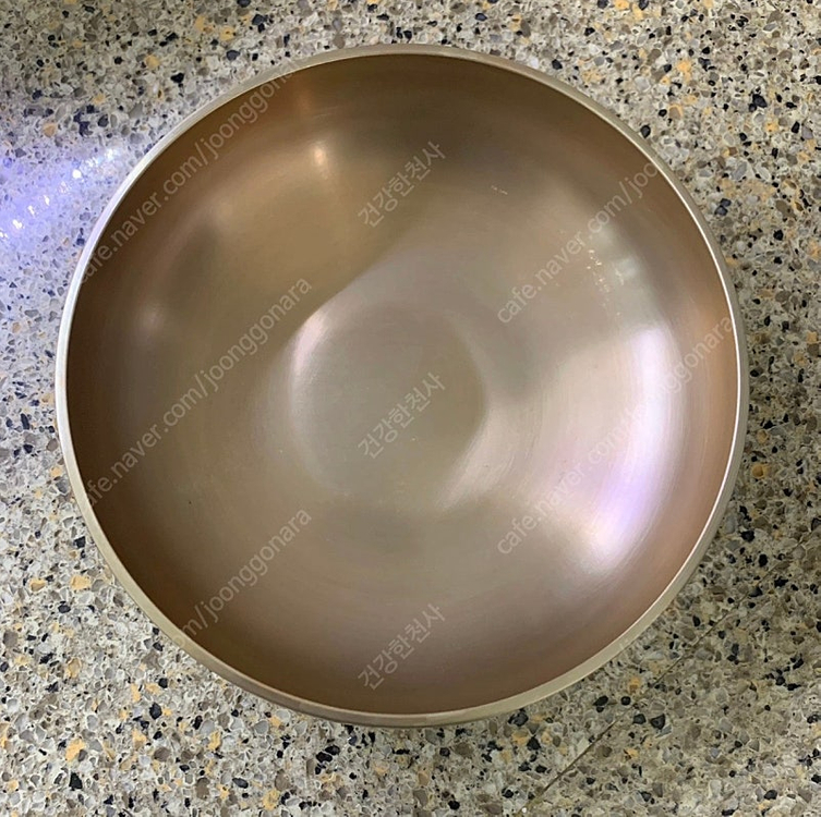 한놋 유기 그릇 이미지