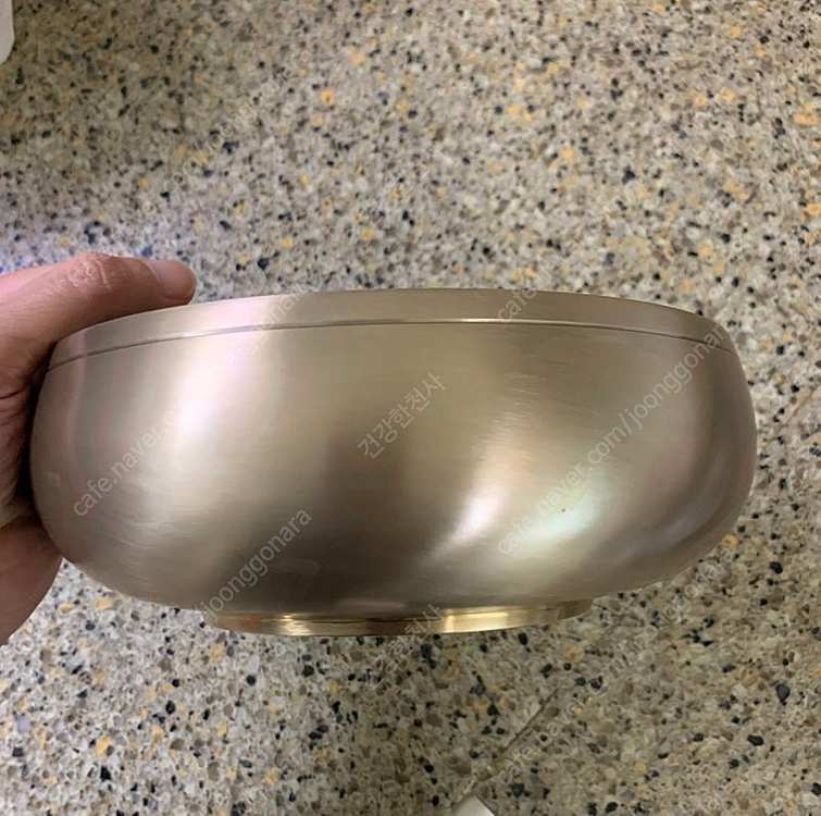 한놋 유기 그릇 이미지