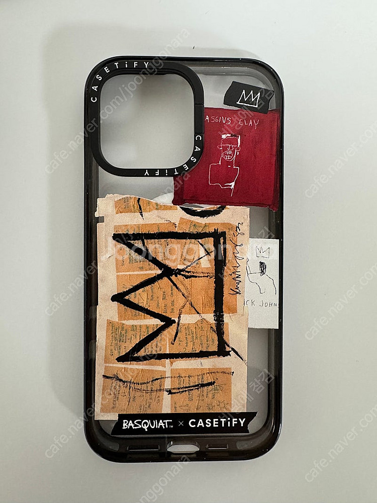 케이스티파이 바스키아 콜라보 아이폰15프로맥스 임팩트링스탠드 케이스--0