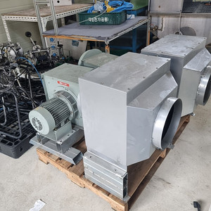 고온용 시로코 송풍기 2마력 1.5kw 3상 220v/380v 겸용