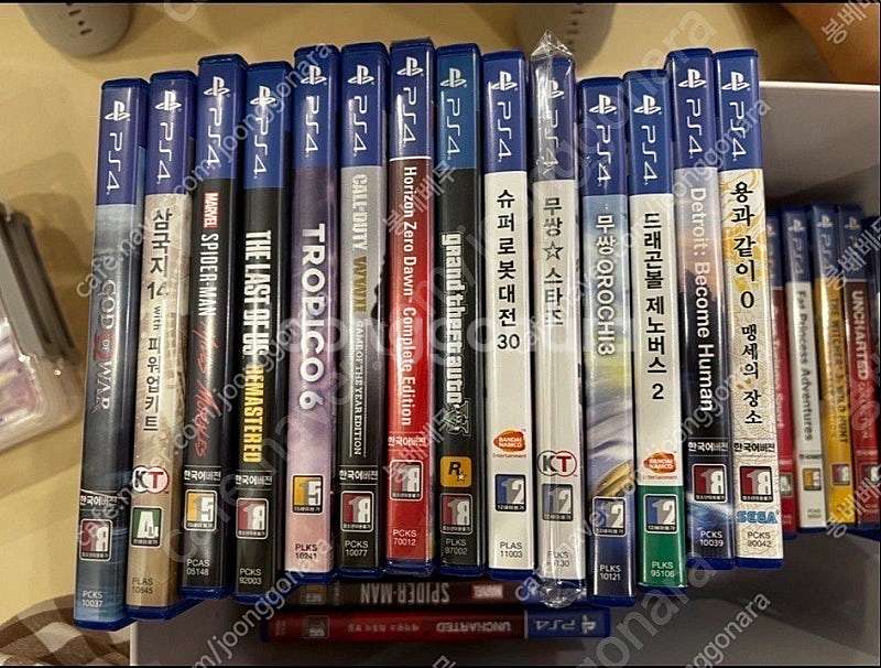 PS4 게임타이틀 팝니다(타이틀마다 가격 다름)--0
