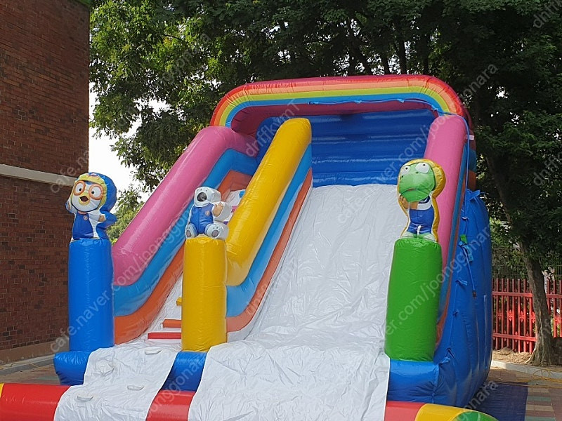 수영장 성당풀장 워터슬라이드 물미끄럼틀 에어바운스 에어수영장 여름성경학교풀장 (에어풀장,이동식수영장,캠프야외풀장,유... 이미지