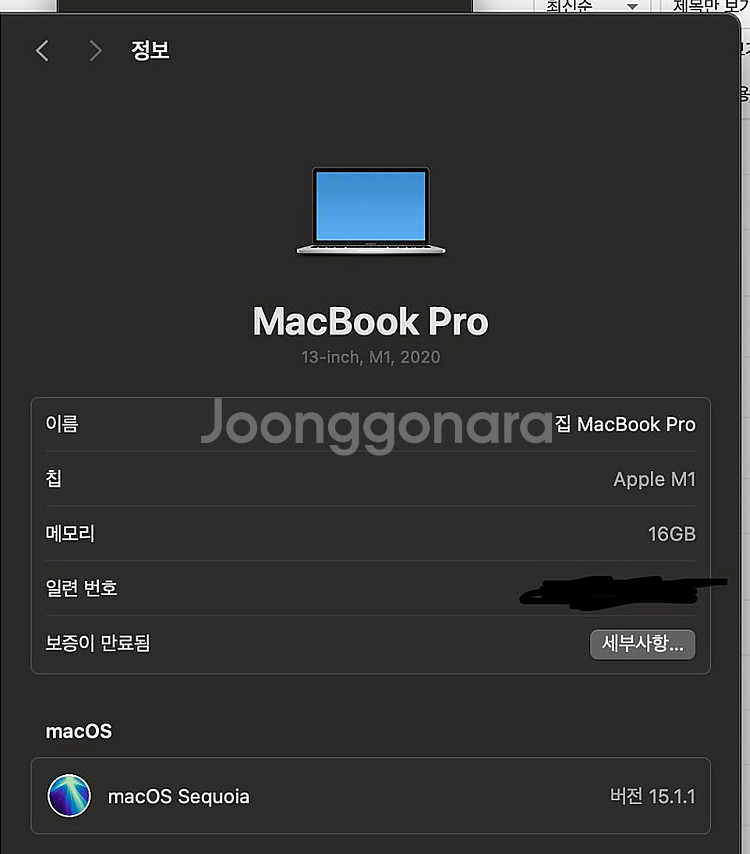맥북프로 2020 13인치 16램 256기가+마우스--1