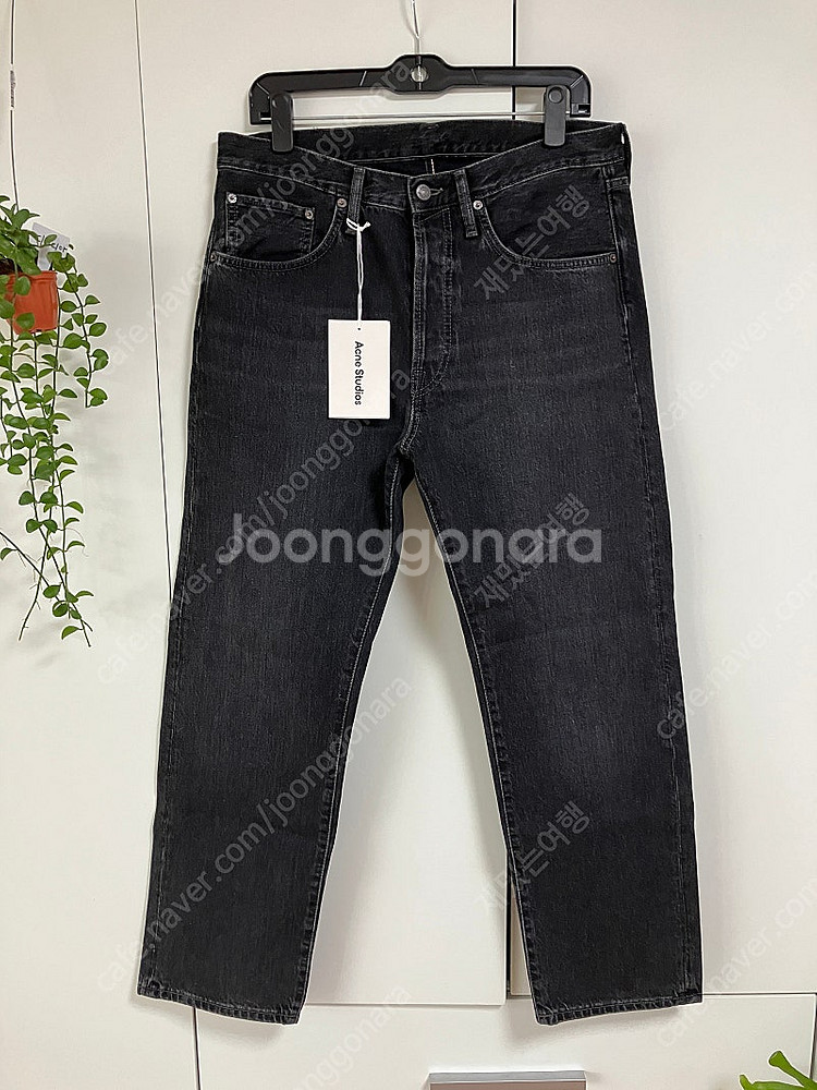 (새상품)아크네 2003 빈티지 블랙 데님 30x32--4