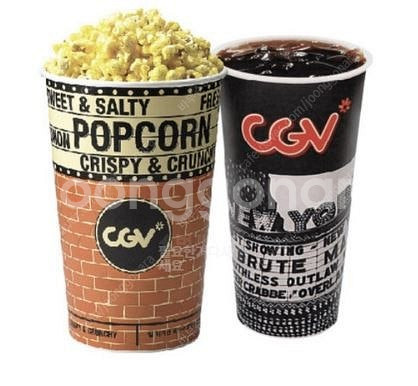 (스몰세트 할인가능) CGV 콤보 5천원 할인권 팝니다--0