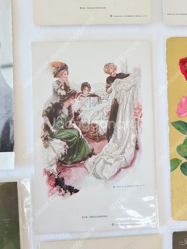 [추가할인] 해리슨피셔 빅토리안 레이디 여인 그림 앤틱...--5