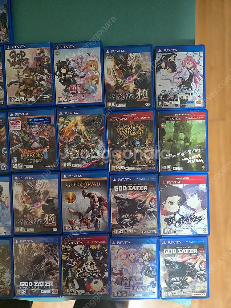 psvita 게임본체와 게임칩--2
