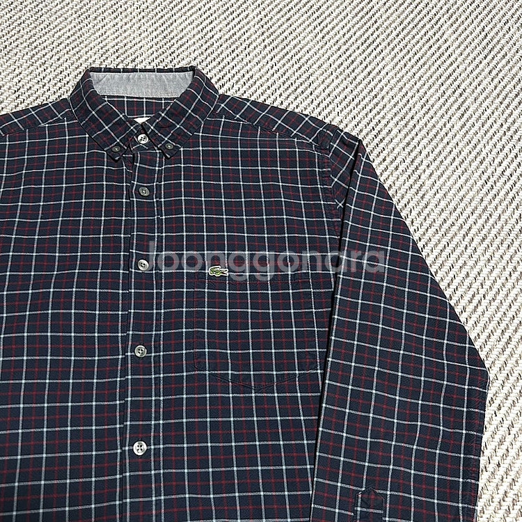 Lacoste 라코스테 정품 체크셔츠 판매합니다--2