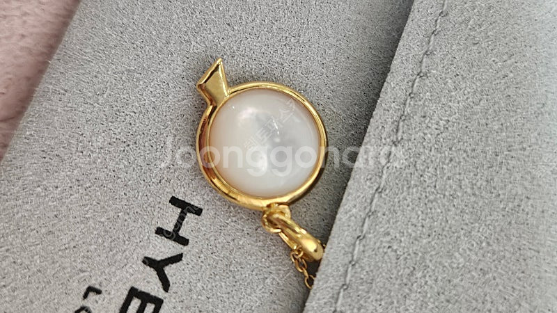 이에르로르 페니도르 14K 골드 자개 목걸이 커스텀 사...--6