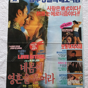 1991년 대형 포스터,이탈리아 영화,네 몸에 영혼을 묻어라,러리 해크만, 보통여자 시대,정찰대, 화이어 스타,바비라쿠퍼스, 지옥의 문, 살인비밀
