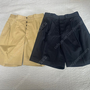헤릴 HERILL 24SS Egyptiancotton Chinoshorts 카키, 네이비 1