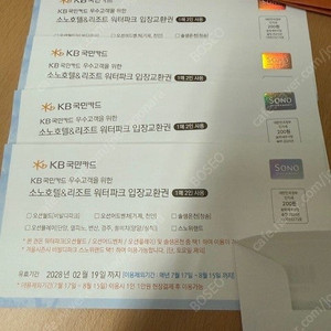 로블 워터파크 바우처 4장 팝니다