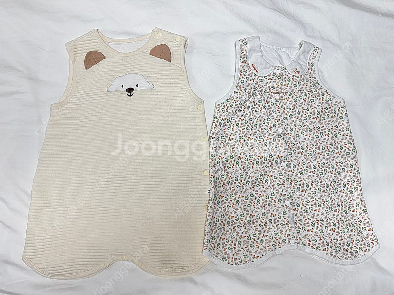아기 수면조끼 4벌 일괄 90~100--1