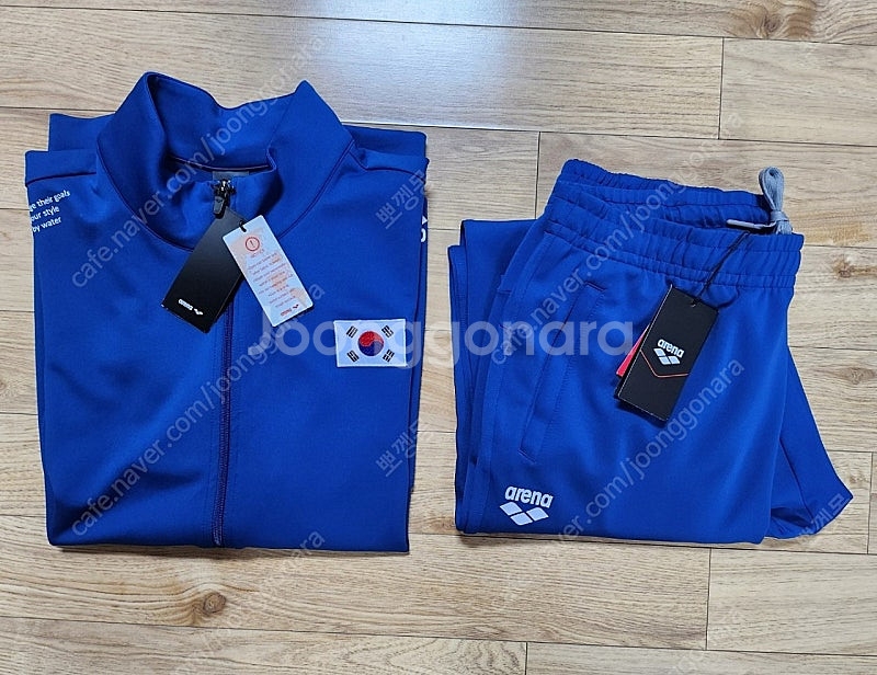 [2XL] 새상품 아레나 국가대표 트레이닝복 세트--2