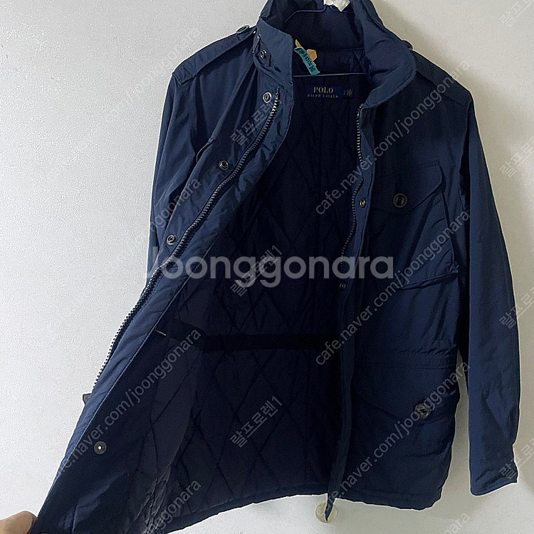 폴로 랄프로렌 M65 견장 누빔 야상점퍼 네이비 S (...--4