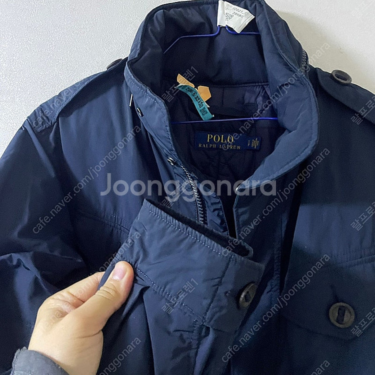 폴로 랄프로렌 M65 견장 누빔 야상점퍼 네이비 S (...--7