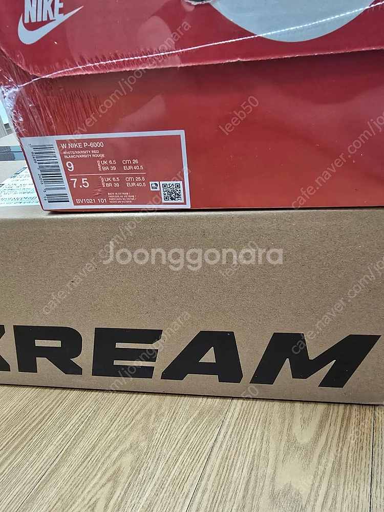 크림구매 새상품 p6000 메탈릭실버 레드 w260(M...--1