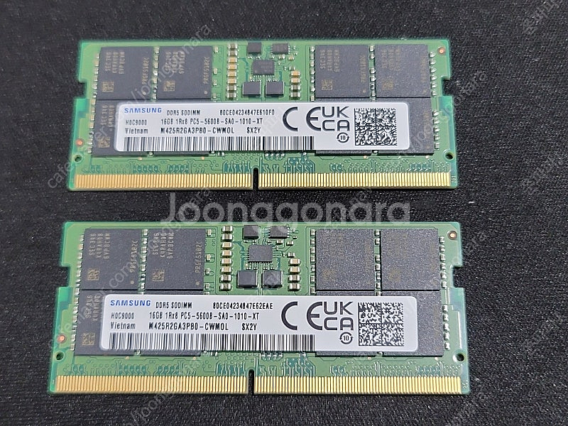 삼성 노트북용 DDR5-5600 16GB x 2장--0