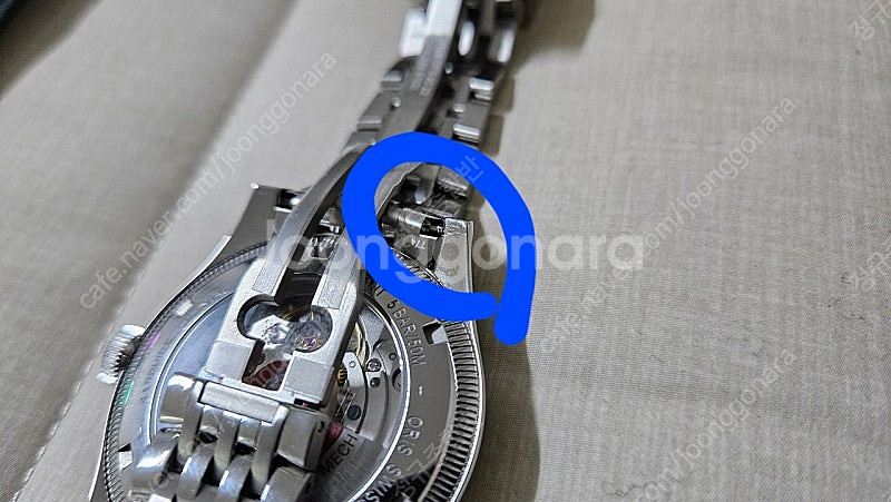 오리스 빅크라운 포인터데이트 40mm 검판 팝니다--3