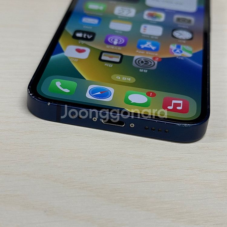 아이폰12미니 블루색상 128용량 무잔상 상태좋은폰 2...--6