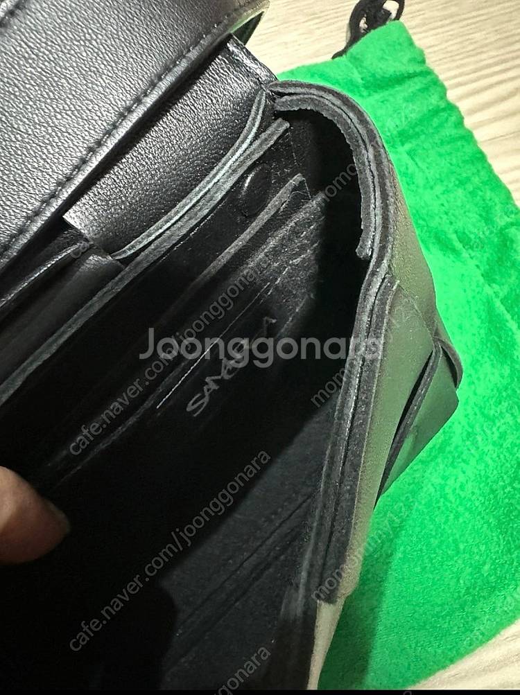 보테가베네타 카세트백 벨트백 블랙 정품--5