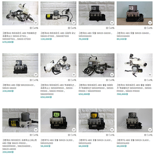 그랜저HG ,그랜저IG ,그랜저TG ABS 브레이크 모듈