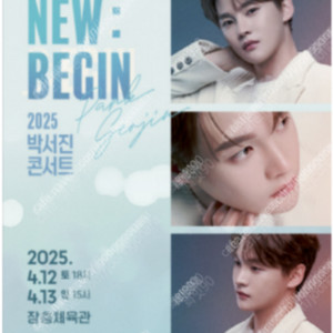 [정가양도]2025 박서진 콘서트 박서진콘서트 서울 4.12(토) VIP석 1층 2연석 정가양도해요