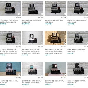 에쿠스VI , 엑센트 , 올뉴K5 ABS모듈 VDC모듈