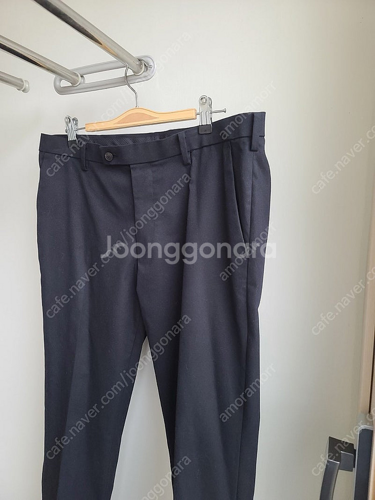 남성 UNIQLO Men black pants 유니클로...--0