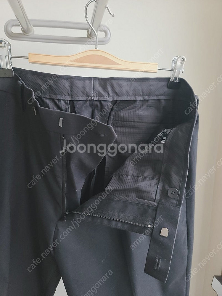남성 UNIQLO Men black pants 유니클로...--2
