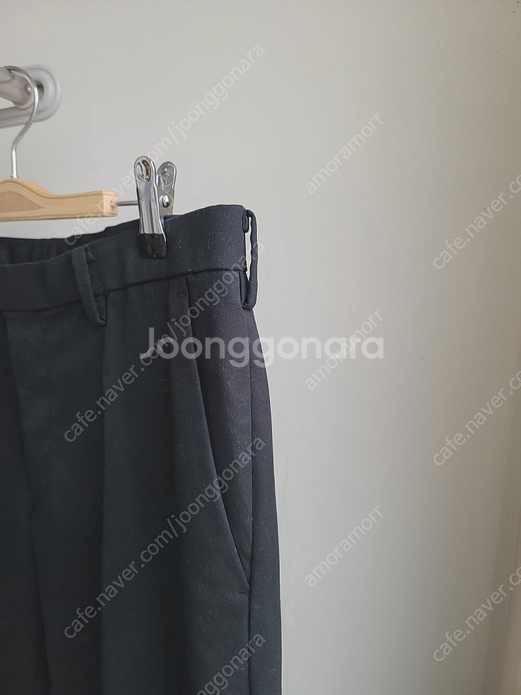 남성 UNIQLO Men black pants 유니클로...--3