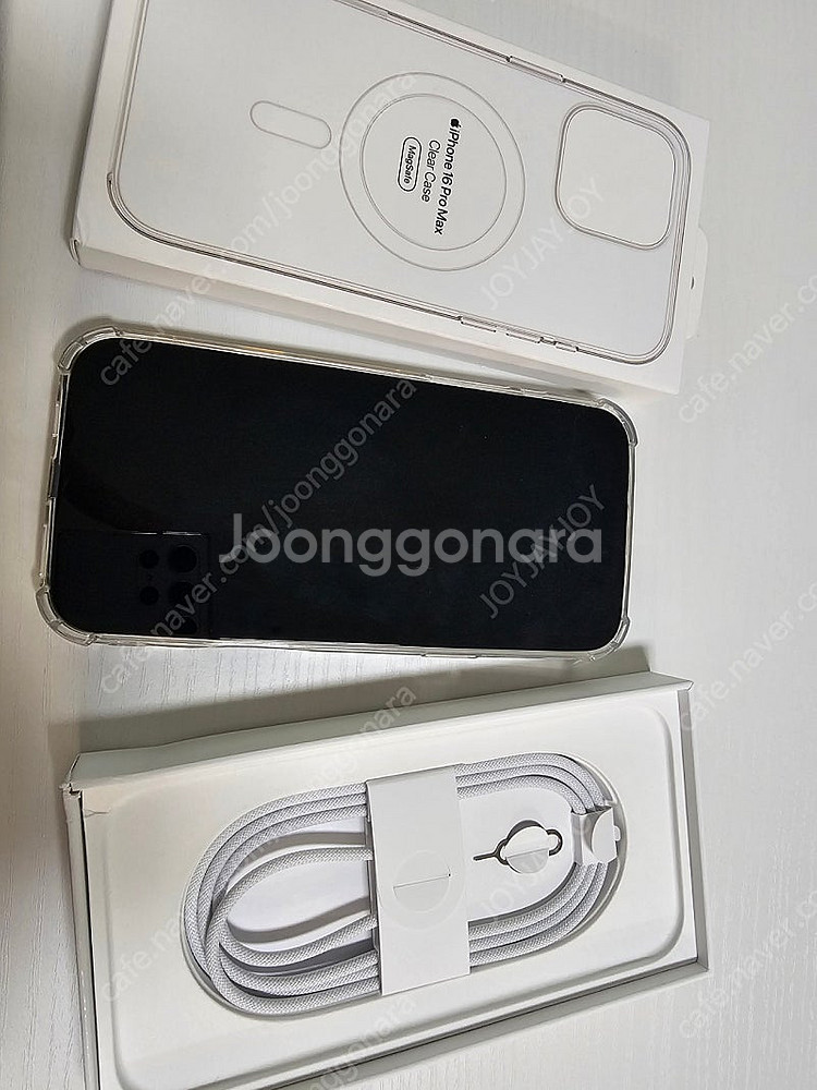 아이폰 16 프로 맥스 화이트 256GB 상태 S급 판...--6
