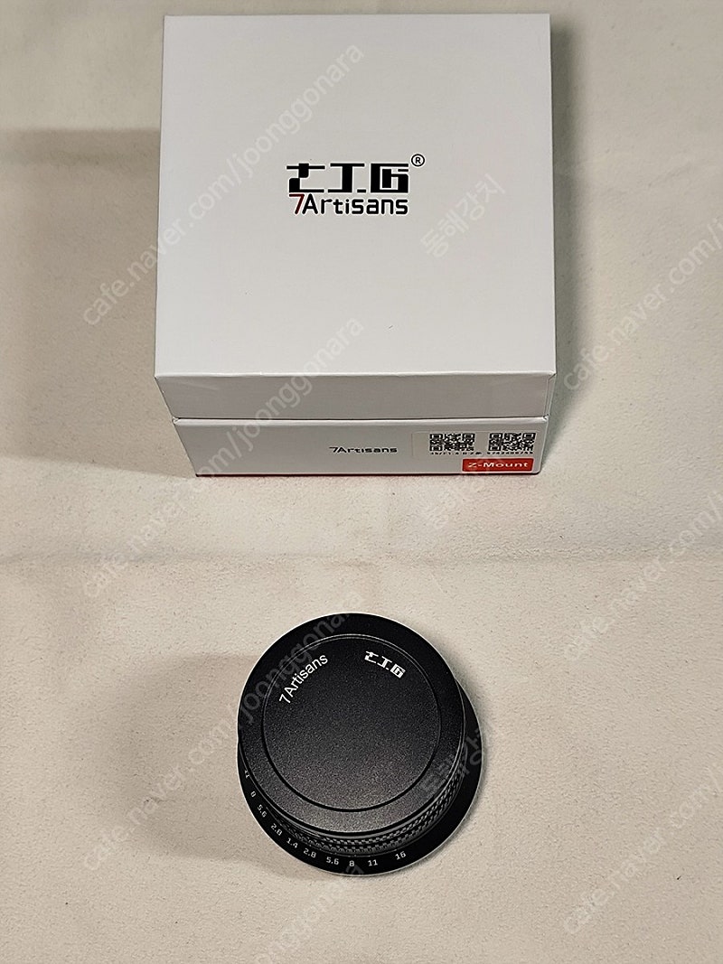 7장인 7ARTISANS 35mm F1.4 블랙 APS-C 수동렌즈 니콘 Z마운트용 팝니다