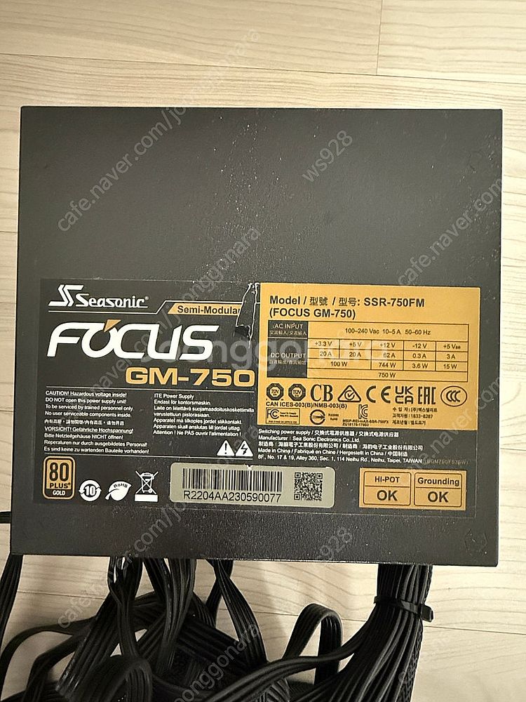 파워 시소닉 포커스 FOCUS GOLD GM-750 M...--0