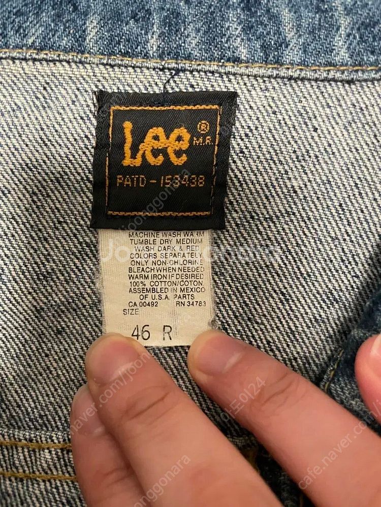 Lee 트러커 데님자켓(청자켓) 46R--2