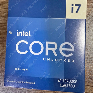 부산) 인텔 I7-13700KF 판매합니다.