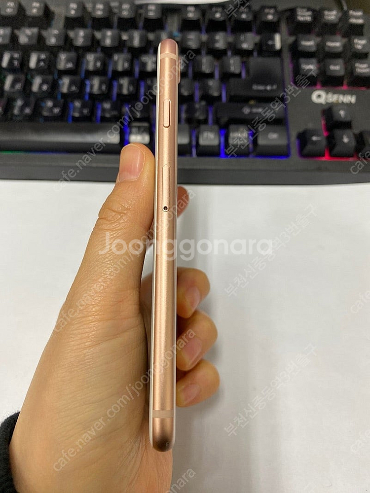 201659 아이폰8 로즈골드 A급 256GB 무잔상 배터리성능100% 자녀폰 인스타 추천 22만 부천--5