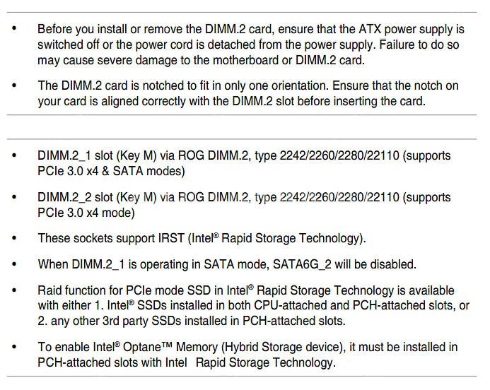 ASUS ROG DIMM.2 모듈 / NVMe 어뎁터 ...--6