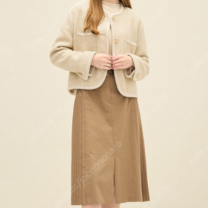 SJSJ 울블렌드 부클레 자켓 페일베이지 44사이즈 새상품 판매합니다